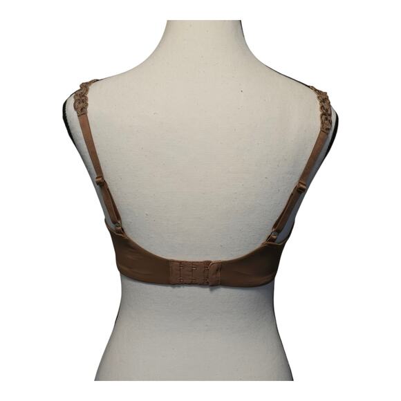 Natori T-Shirt Bra Womens Size 34D Brown Underwire Padded - Picture 3 of 8